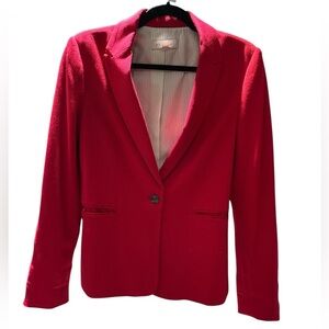 Philosophy Vibrant Red Blazer